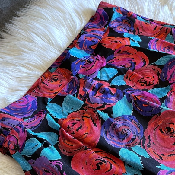 Vintage Michel Antoni Fall Floral Tulip Midi Skirt and Oversized Blazer set - Picture 11 of 16